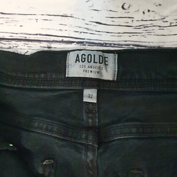 Agolde Women's Black Skinny Jeans size 32 - Picture 5 of 9
